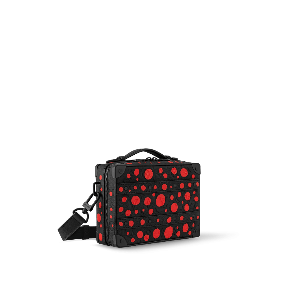 BAG NEW ARRIVAL - LV X YK HANDLE SOFT TRUNK BLACK AND RED M21677